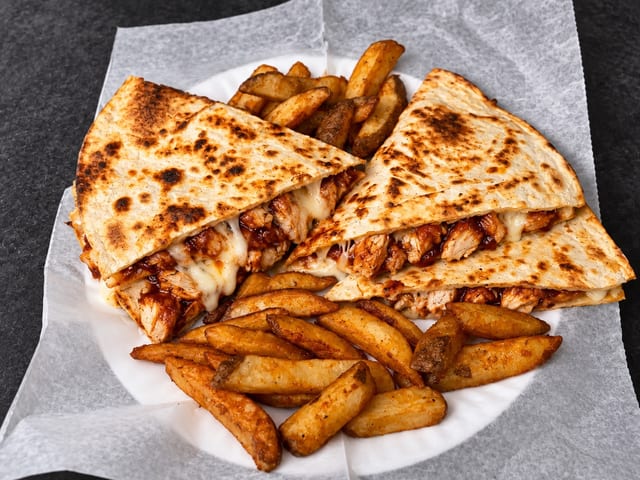 BBQ Chicken Quesadilla.