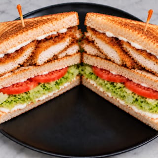 Chicken Cutlet Club Sandwich