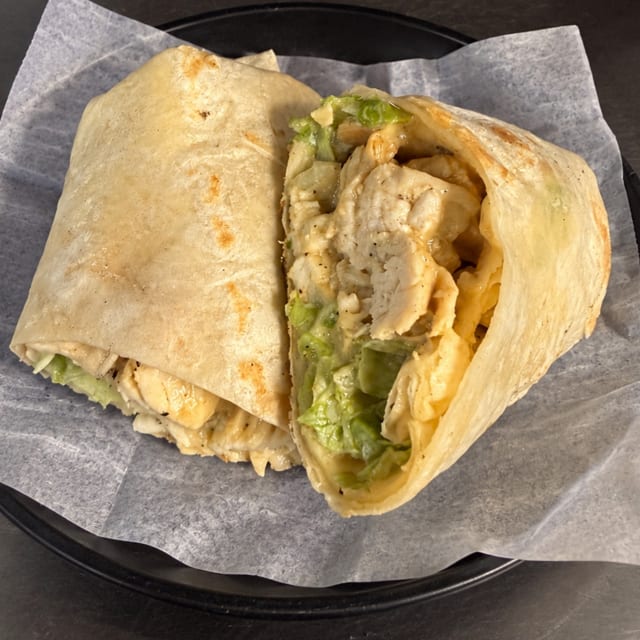 Grilled Chicken Caesar Wrap.