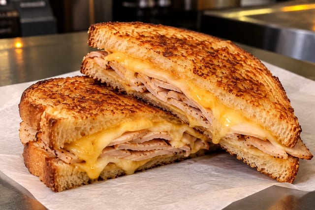 Grilled Turkey & Cheese.