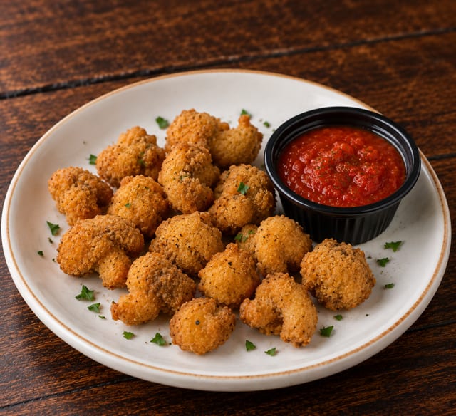 Fried Mushrooms.