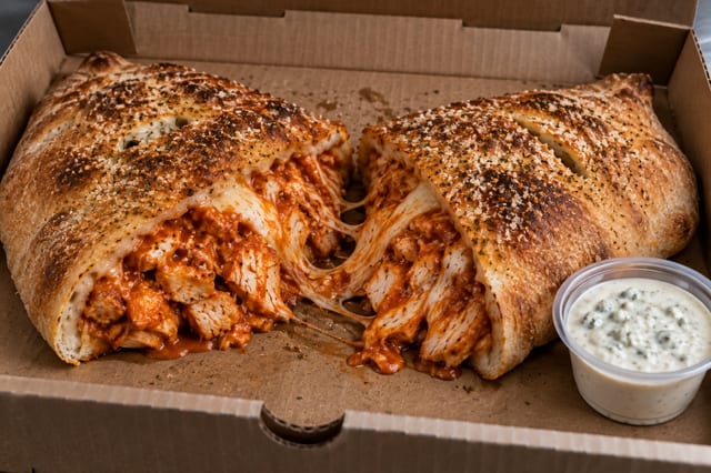 Buffalo Chicken Calzone.