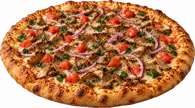 Chicken Gyro Pizza.