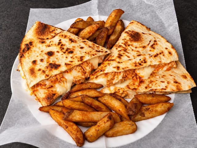 Buffalo Chicken Quesadilla.