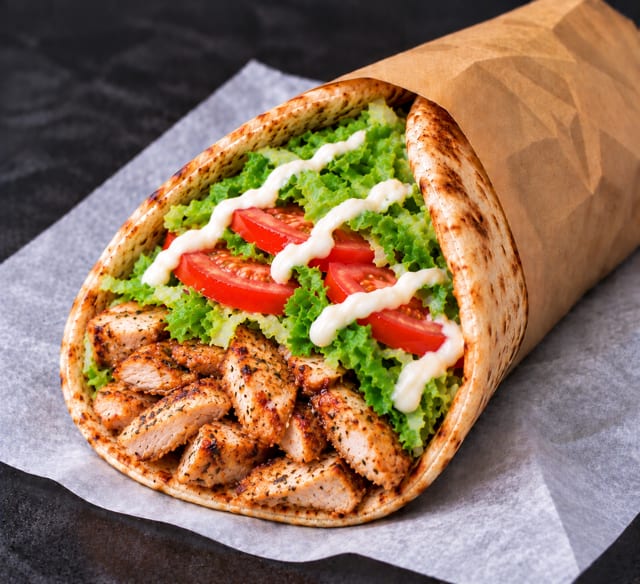Grilled Chicken Pita.