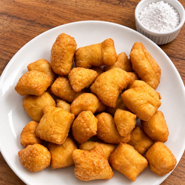 Fried Dough with Sugar.