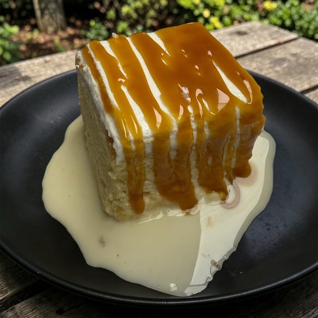 Tres Leches With Caramel.