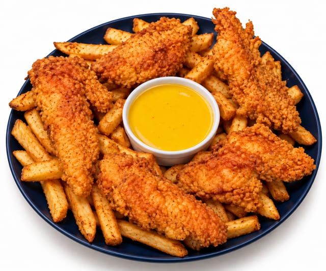 Chicken Tenders Dinner.