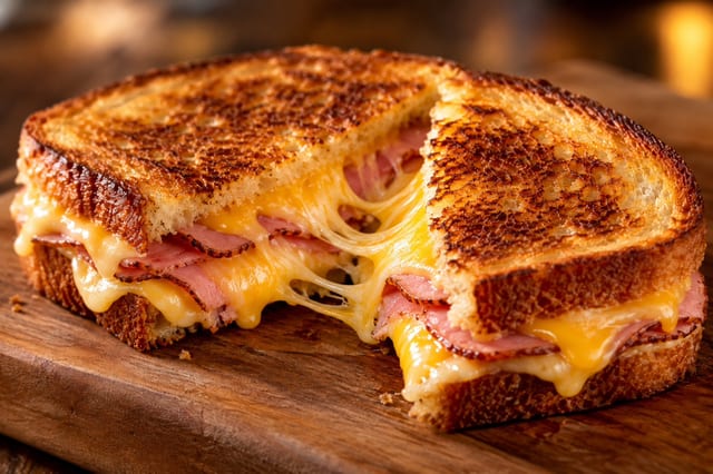 Grilled Ham & Cheese.