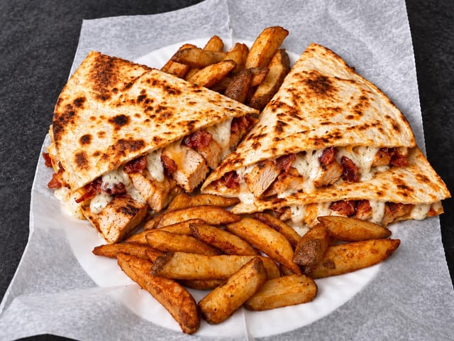 Chicken Bacon Ranch Quesadilla.