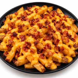 French Fries with Cheese & Bacon