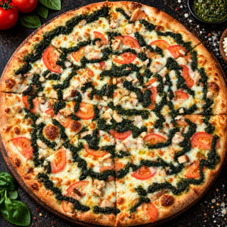Chicken Pesto Pizza