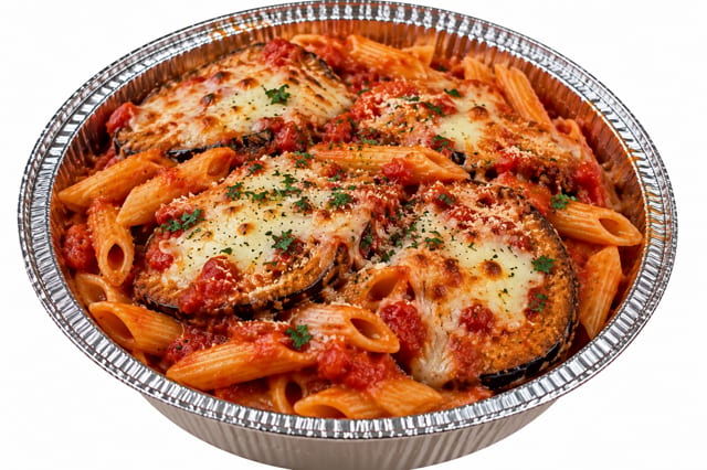 Eggplant Parmigiana.