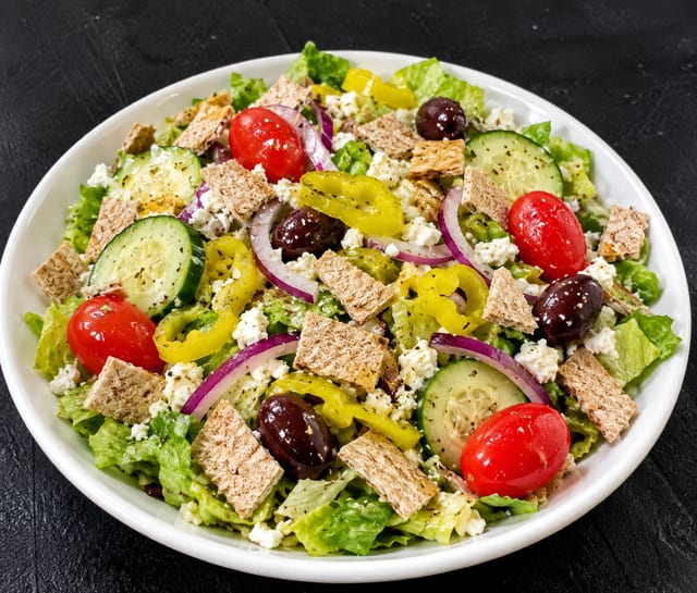 Beef Gyro Salad.