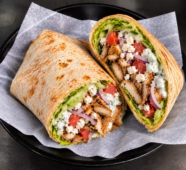 Chicken Gyro Wrap.