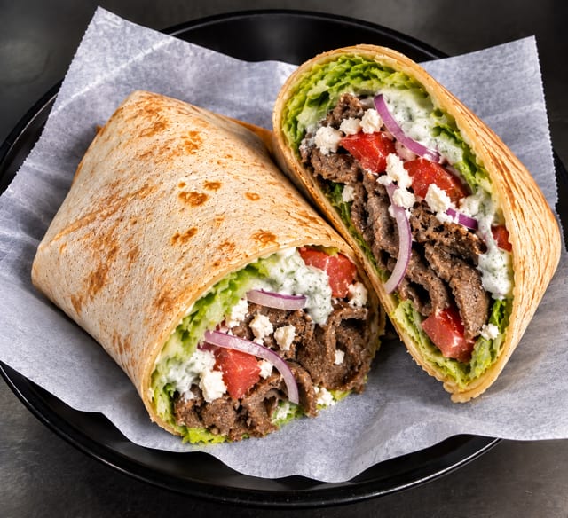 Beef Gyro Wrap.