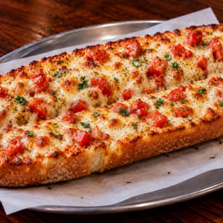 Garlic Bread with Tomato & Oregano