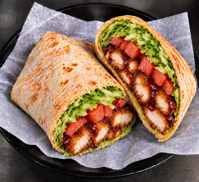 BBQ Chicken Wrap.