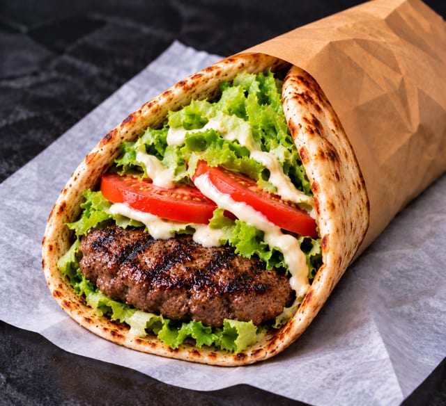 Hamburger Pita.
