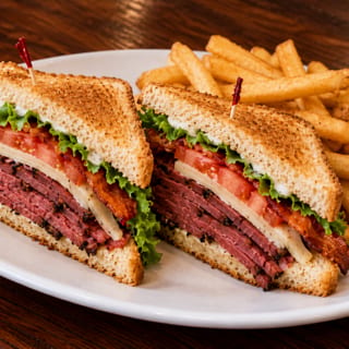 Pastrami Club Sandwich