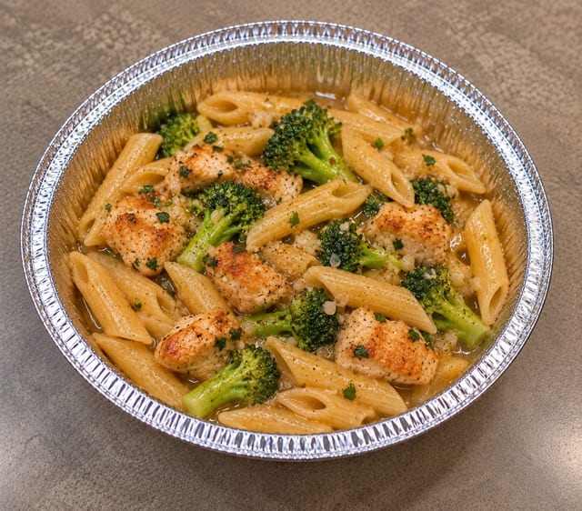 Chicken & Broccoli.