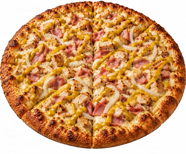 Blazin' Brett Pizza.