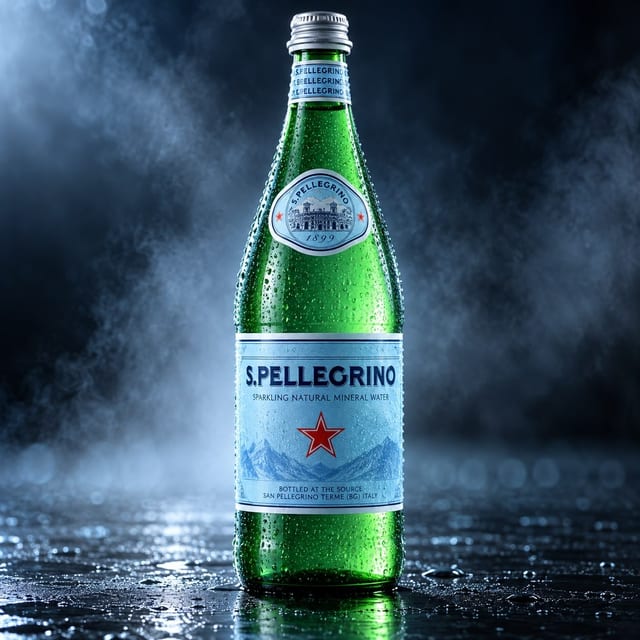 San Pellegrino Sparkling Water.